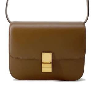 Celine Classic Box Medium Leather Shoulder Bag